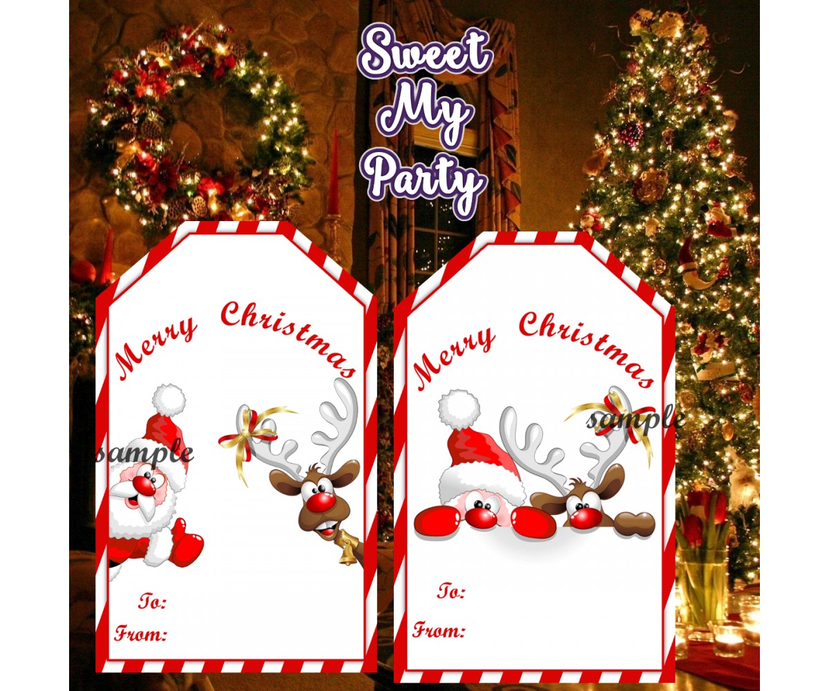 Christmas gift tags,des.1,2